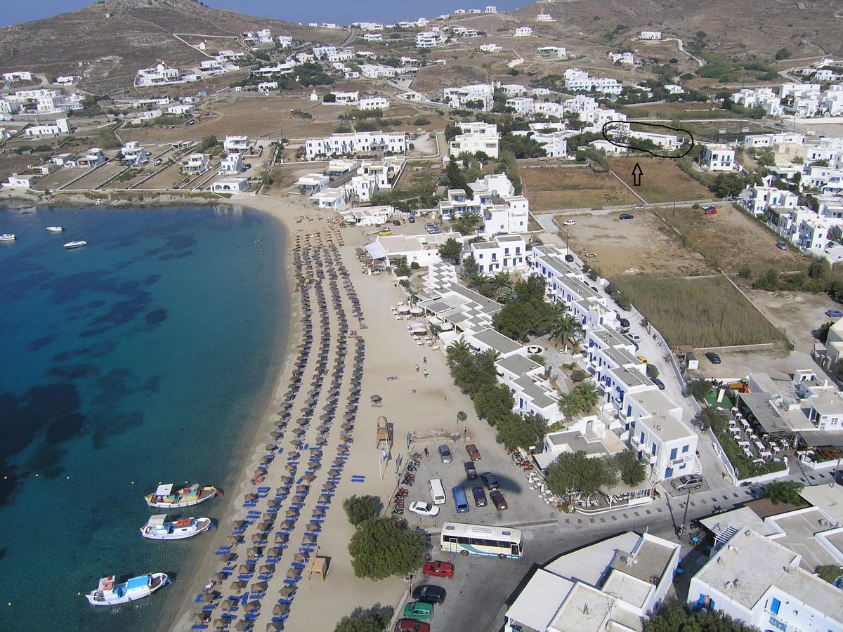 Madoupa Beach Apartments Ornos  Eksteriør billede